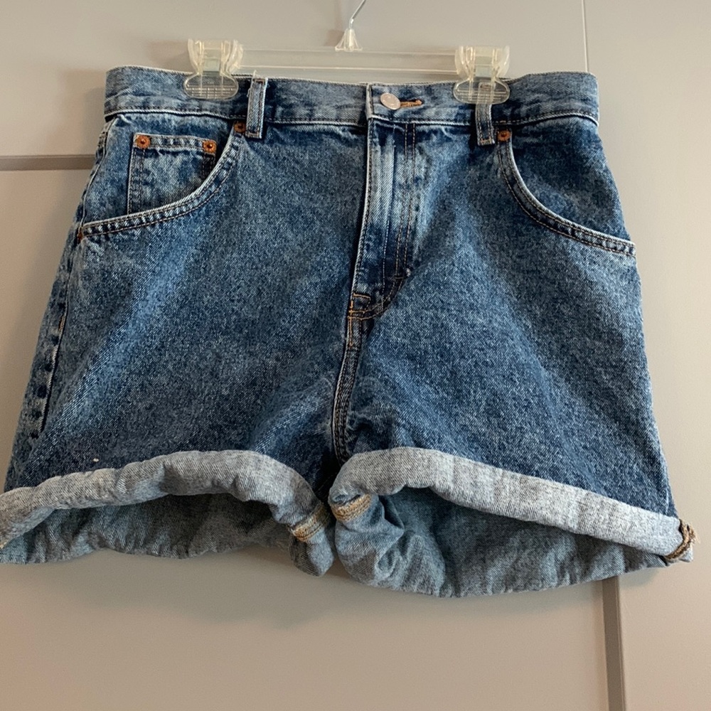 Pull&Bear High Waisted Denim Shorts